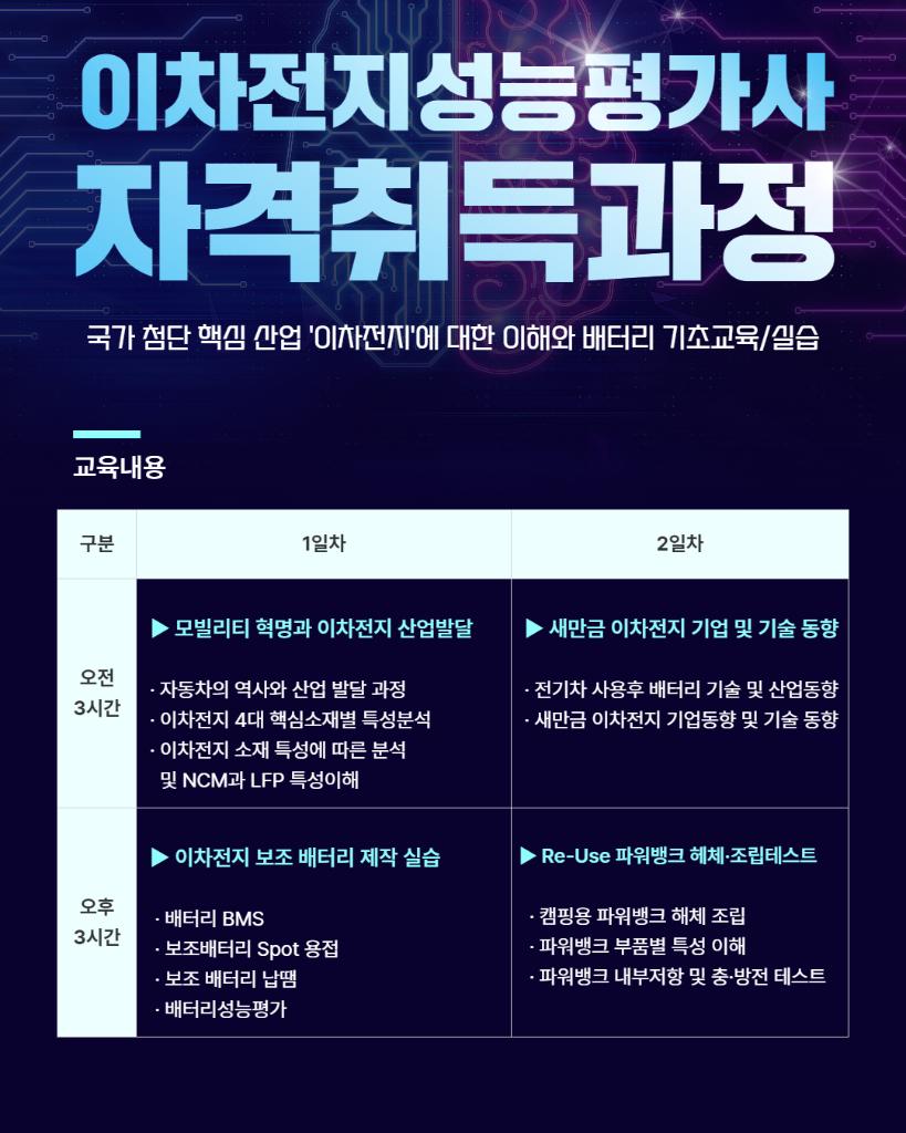 이차전지성능평가사 SNS 2