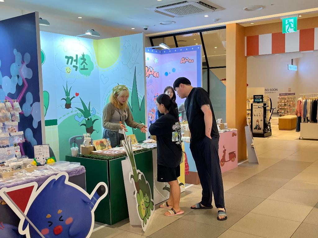 롯데몰 연계 '인디 캐릭터 팝업부스 지원'