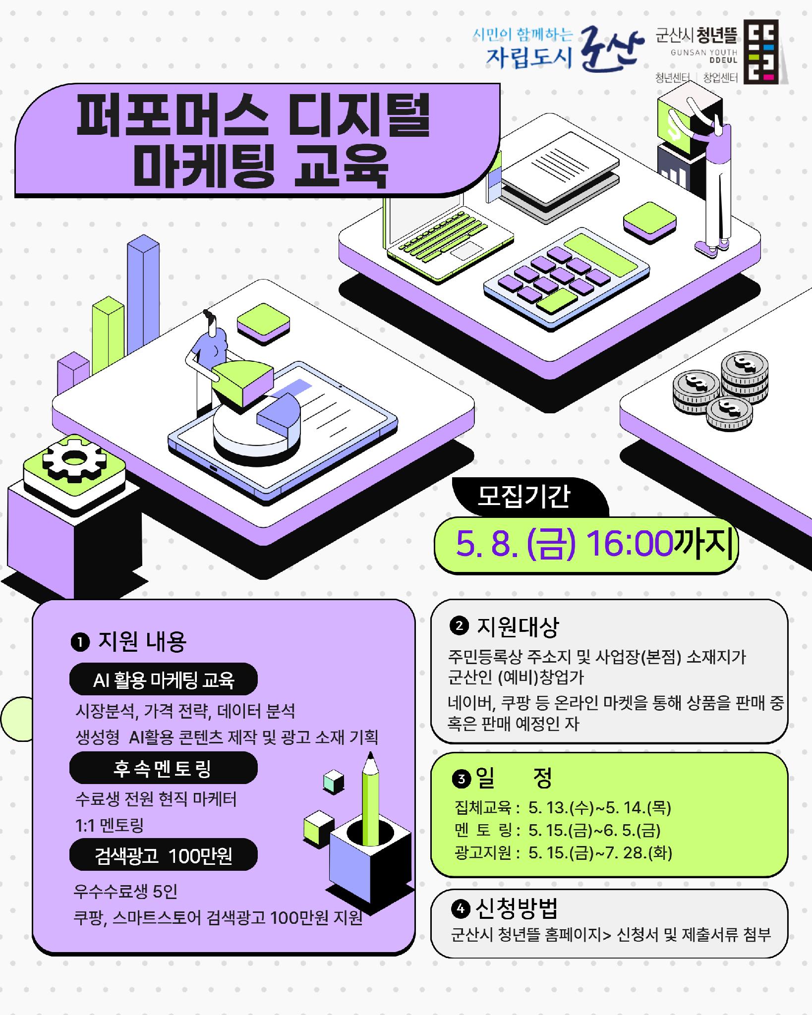 2026 퍼포먼스 디지털 마케팅 교육 포스터