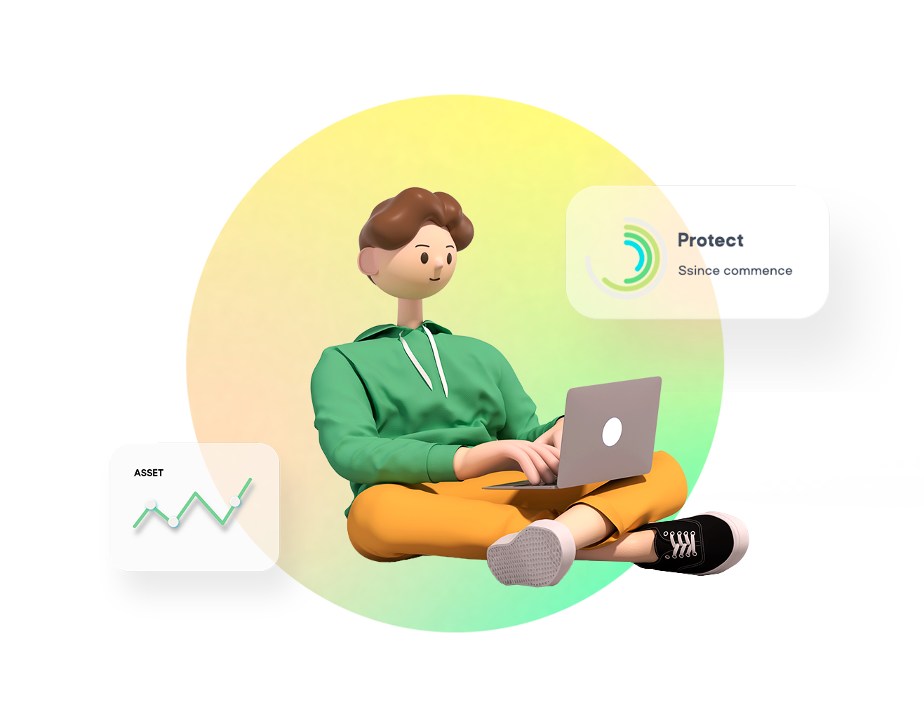 Startup 3D Illustration