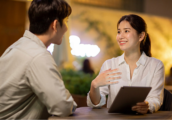 청년 상담 일러스트