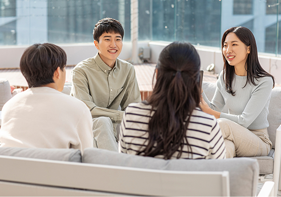 청년 지원 일러스트